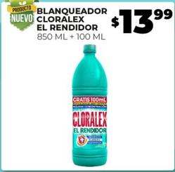 Oferta de Cloralex - Blanqueador El Rendidor por $13.99 en Merco