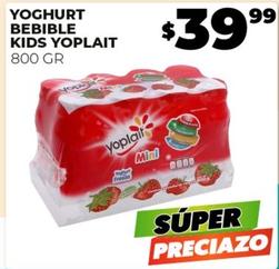Oferta de Yoplait - Yoghurt Bebible Kids por $39.99 en Merco