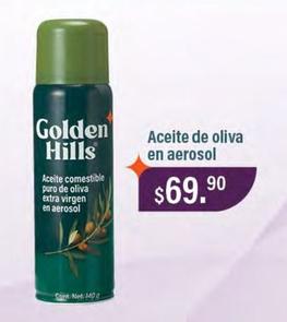 Oferta de Golden Hills - Aceite De Oliva En Aerosol por $69.9 en La Comer