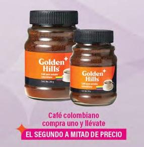 Oferta de Golden Hills - Café Colombiano Compra Uno Y Llevate en La Comer