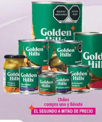 Oferta de Golden Hills - Chiles Compra Uno Y Llevate en La Comer