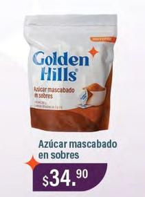 Oferta de Golden Hills - Azúcar Mascabado En Sobres por $34.9 en La Comer