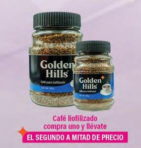 Oferta de Golden Hills - Café Liofilizado Compra Uno Y Llevate en La Comer