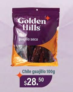 Oferta de Golden Hills - Chile Guajillo por $28.5 en La Comer