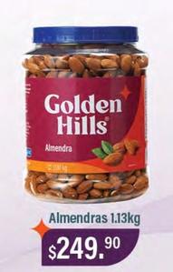 Oferta de Golden Hills - Almendras por $249.9 en La Comer
