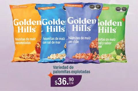 Oferta de Golden Hills - Variedad De Palomitas Explotadas por $36.9 en La Comer