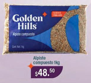Oferta de Golden Hills - Alpiste Compuesto por $48.5 en La Comer