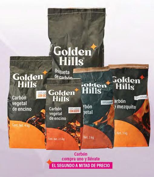 Oferta de Golden Hills - Carbón Compra Uno Y Llévate en La Comer