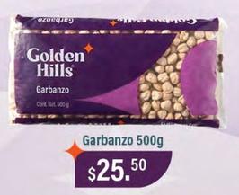 Oferta de Golden Hills - Garbanzos por $25.5 en La Comer