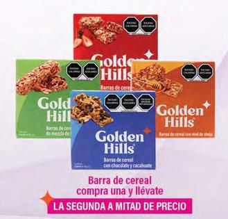 Oferta de Golden Hills - Barra De Cereal Compra Una Y Llévate en La Comer