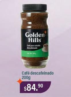 Oferta de Golden Hills - Café Descafeinado por $84.9 en La Comer