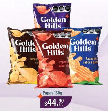 Oferta de Golden Hills - Papas por $44.9 en La Comer
