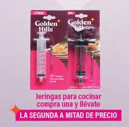 Oferta de Golden Hills - Jeringas Para Cocinar Compra Una Y Llévate en La Comer