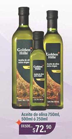 Oferta de Golden Hills - Aceite De Oliva por $72.9 en La Comer