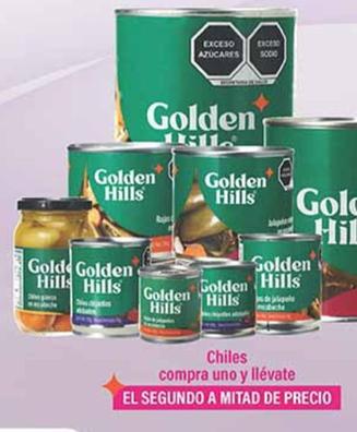 Oferta de Golden Hills - Chiles en La Comer