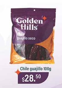 Oferta de Golden Hills - Chile Guajillo por $28.5 en La Comer