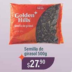 Oferta de Golden Hills - Semilla De Girasol por $27.9 en La Comer