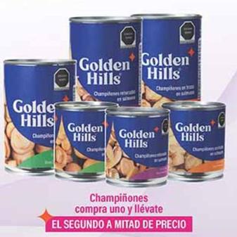 Oferta de Golden Hills - Champiñones Compra uno Y Llevate en La Comer
