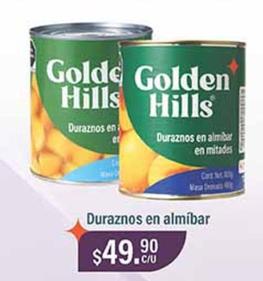 Oferta de Golden Hills - Duraznos En Almíbar por $49.9 en La Comer