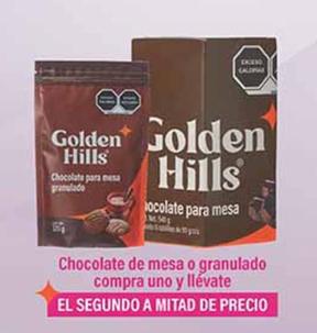 Oferta de Golden Hills - Chocolate De Mesa en La Comer