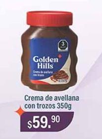 Oferta de Golden Hills - Crema De Avellana Con Trozos por $59.9 en La Comer
