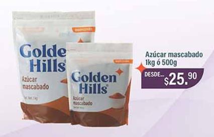 Oferta de Golden Hills - Azúcar Mascabado  por $25.9 en La Comer