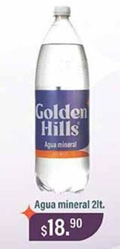 Oferta de Golden Hills - Agua Mineral 2lt por $18.9 en La Comer
