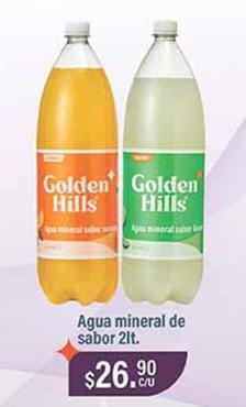 Oferta de Golden Hills - Agua Mineral De Sabor por $26.9 en La Comer