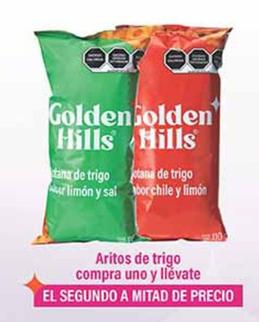 Oferta de Golden Hills - Aritos De Trigo Compra Uno Y Llévate en La Comer
