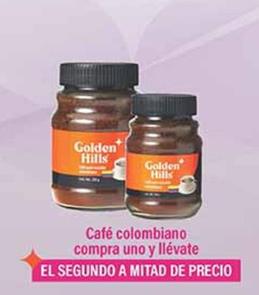 Oferta de Golden Hills - Café Colombiano Compra Uno Y Llévate en La Comer