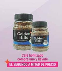 Oferta de Golden Hills - Café Liofilizado Compra Uno Y Llévate en La Comer