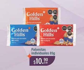 Oferta de Golden Hills - Palomitas Individuales 85g por $10.9 en La Comer