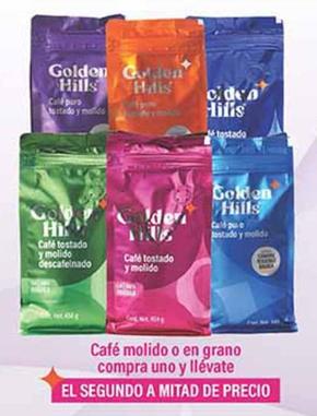 Oferta de Golden Hills - Café Molido O En Grano Compra Uno Y Llévate en La Comer
