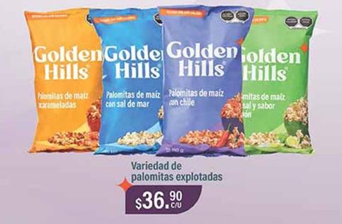 Oferta de Golden Hills - Variedad De Palomitas Explotadas por $36.9 en La Comer