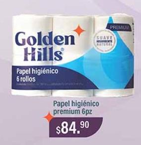 Oferta de Golden Hills - Papel Higiénico Premium por $84.9 en La Comer