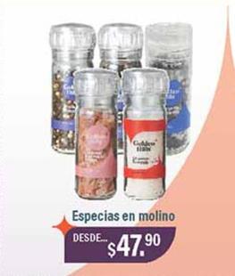 Oferta de Especias En Molino por $47.9 en Fresko