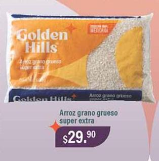 Oferta de Golden Hills - Arroz Grano Grueso Super Extra por $29.9 en Fresko
