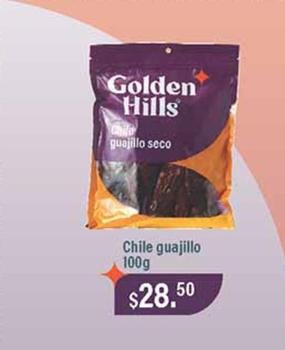 Oferta de Golden Hills - Chile Guajillo por $28.5 en Fresko