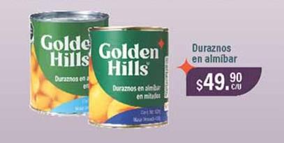 Oferta de Golden Hills - Duraznos En Almíbar por $49.9 en Fresko