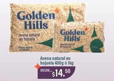 Oferta de Golden Hills - Avena Natural En Hojuela por $14.5 en Fresko