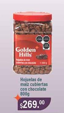 Oferta de Golden Hills - Hojuelas De Maíz Cubiertas Con Chocolate por $269 en Fresko