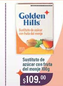 Oferta de Golden Hills - Sustituto De Azúcar Con Fruta Del Monje por $109 en Fresko