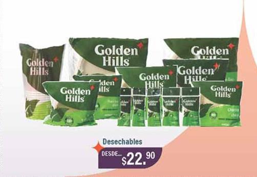 Oferta de Golden Hills - Desechables por $22.9 en Fresko