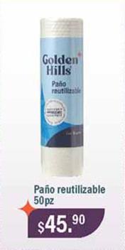 Oferta de Golden Hills - Paño Reutilizable por $45.9 en Fresko