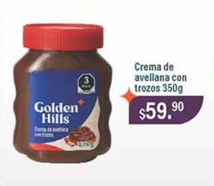 Oferta de Golden Hills - Crema De Avellana Con Trozos por $59.9 en Fresko