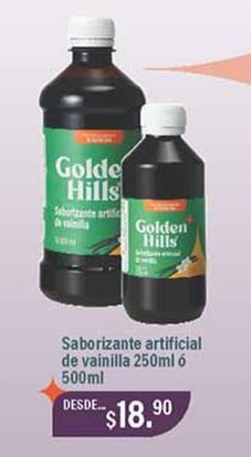Oferta de Golden Hills - Saborizante Artificial De Vainilla por $18.9 en Fresko