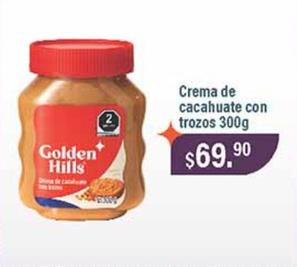 Oferta de Golden Hills - Crema De Cacahuate Con Trozos por $69.9 en Fresko