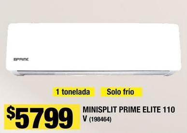Oferta de Prime Elite - Minisplit 110 V por $5799 en The Home Depot