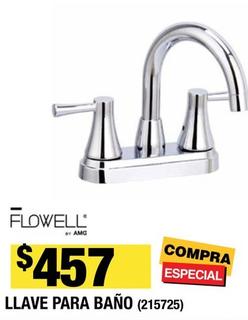 Oferta de Flowell - Llave Para Baño por $457 en The Home Depot