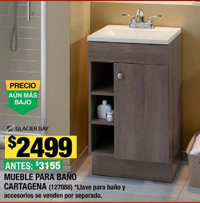 Oferta de Glacier Bay - Mueble Para Baño Cartagena por $2499 en The Home Depot